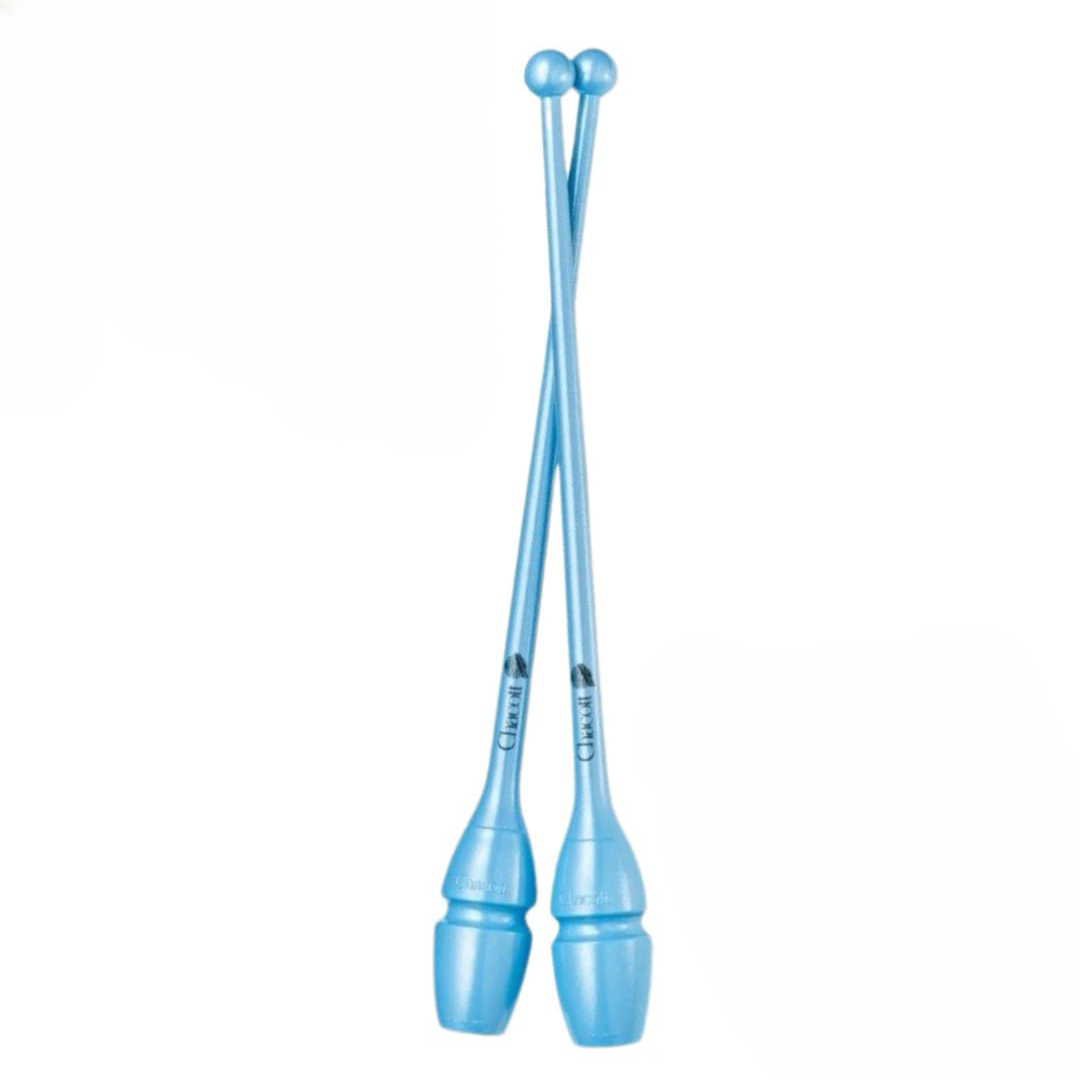 Maczugi do Gimnastyki Artystycznej Chacott Hi-Grip Rubber II 41cm col. 022 Saxe Blue FIG