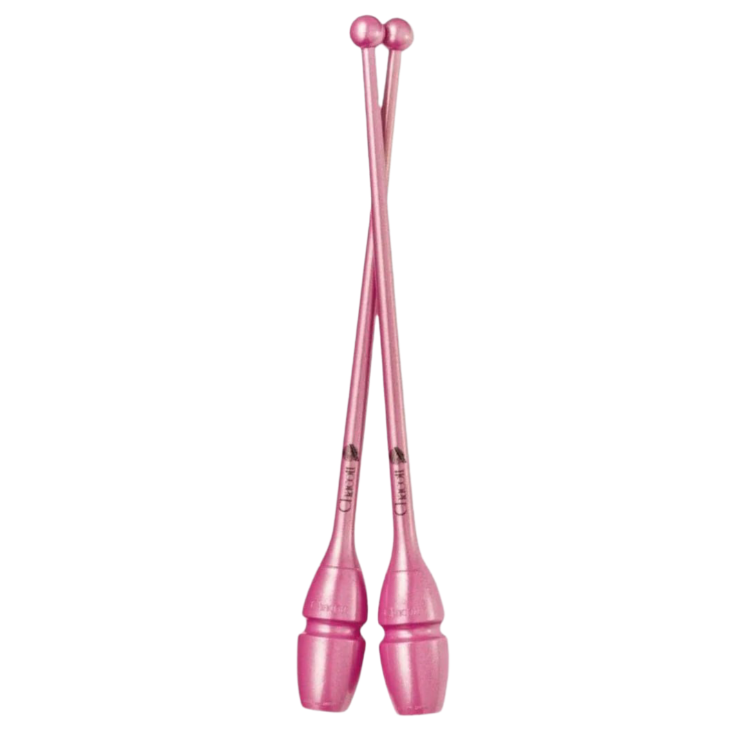 Maczugi do Gimnastyki Artystycznej Chacott Hi-Grip Rubber II col. 045 Rose 41cm FIG