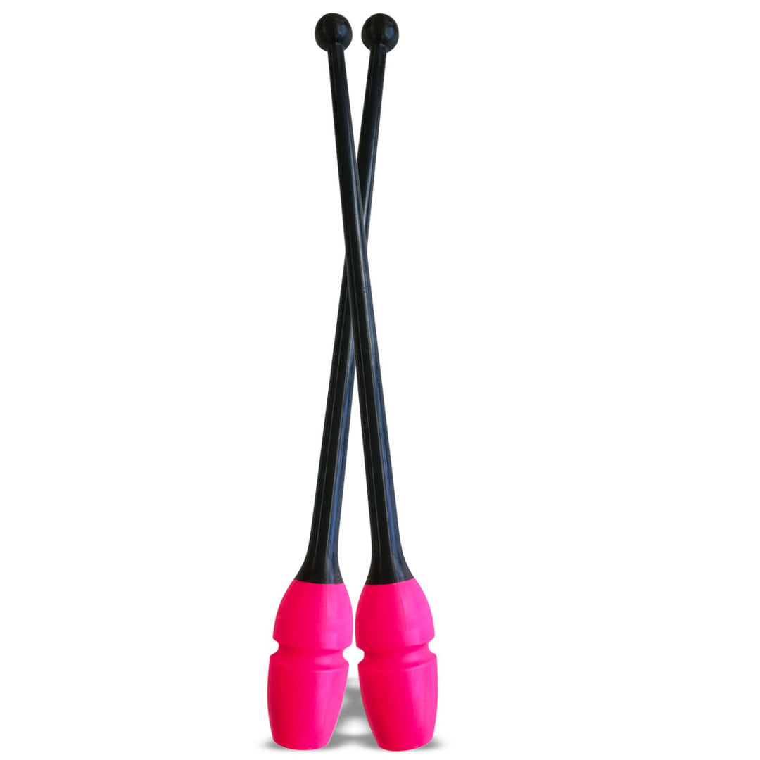 Maczugi do Gimnastyki Artystycznej Pastorelli Masha-36 Black x Coral 36cm