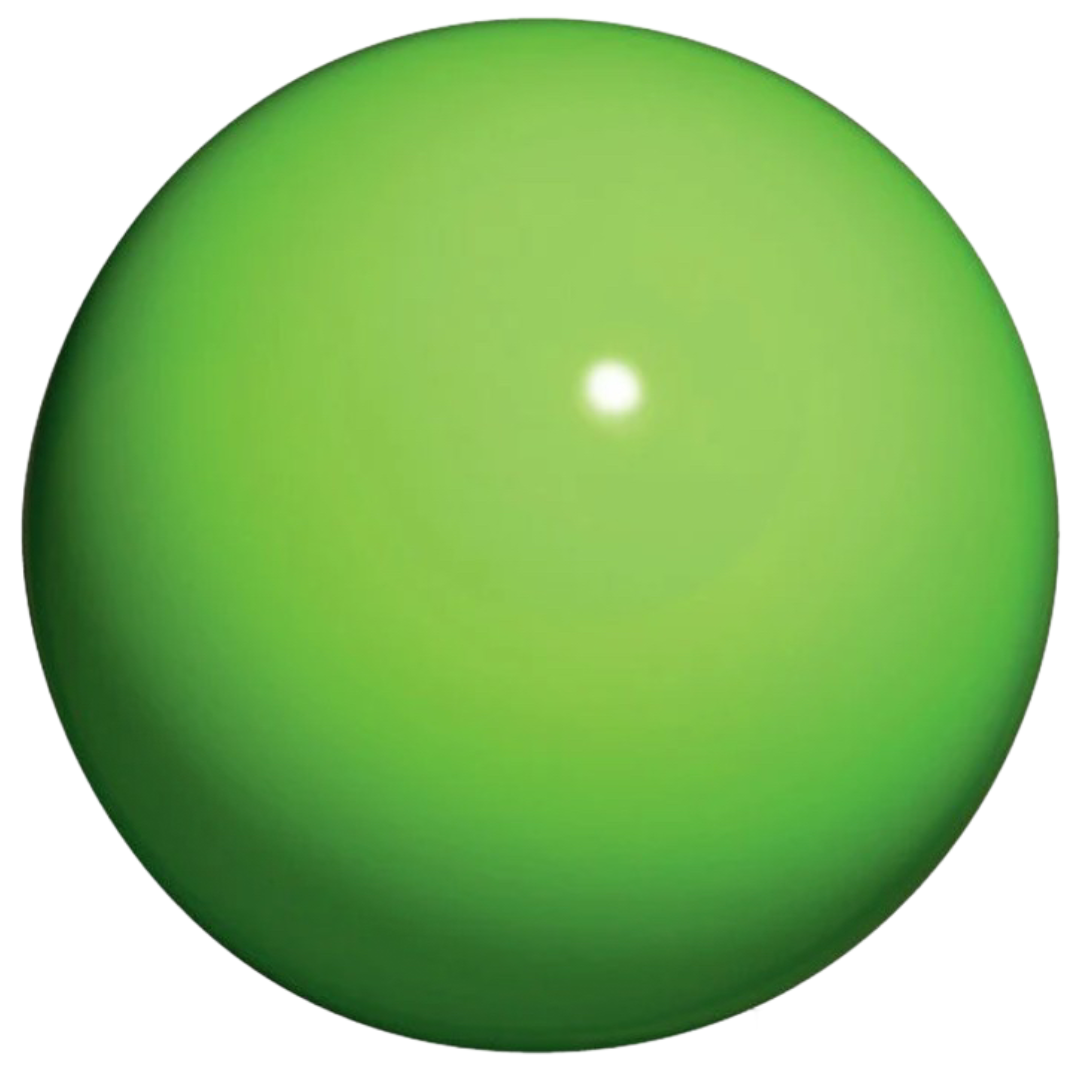 Piłka do Gimnastyki Artystycznej Chacott Gym col. 032 Lime Green 18.5cm FIG