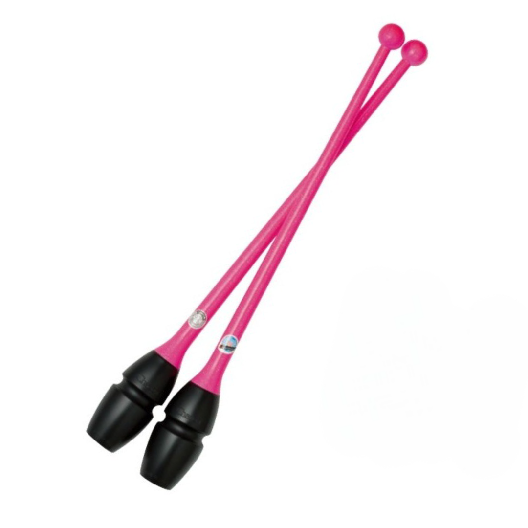 Maczugi do Gimnastyki Artystycznej Chacott Hi-Grip Rubber col. 143 Pink 41cm FIG