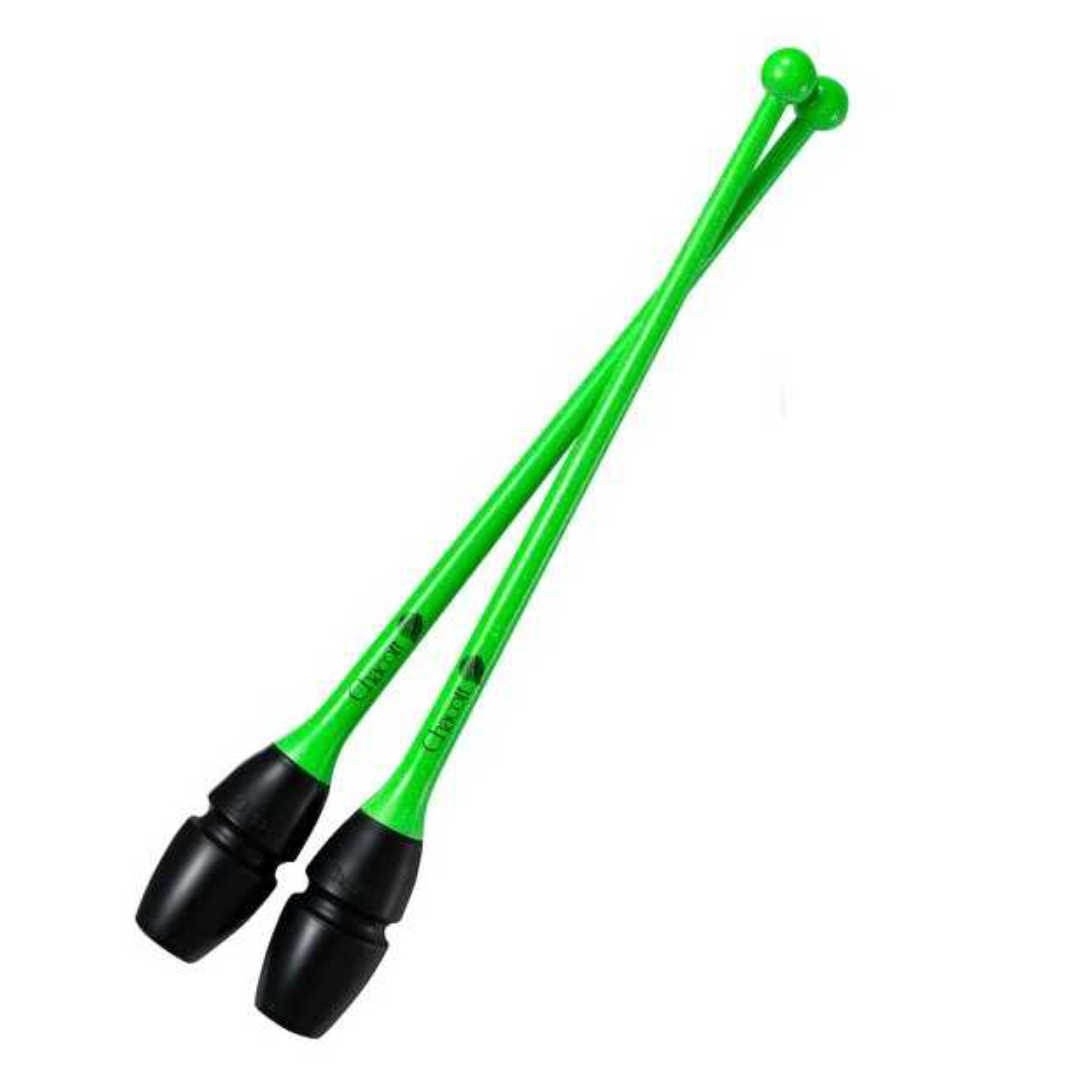 Maczugi do Gimnastyki Artystycznej Chacott Hi-Grip Rubber col. 133 Yellow Green 41cm FIG