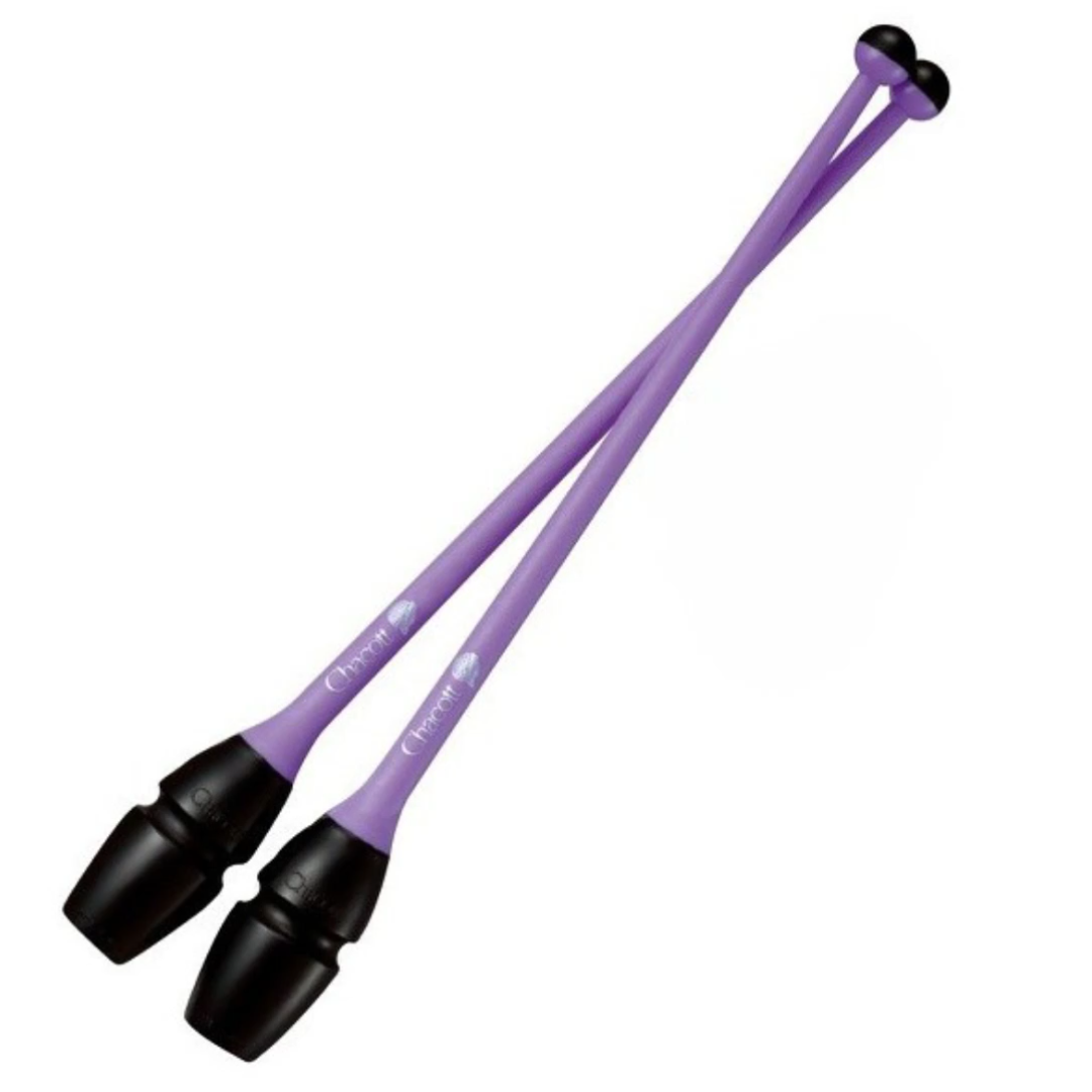 Maczugi do Gimnastyki Artystycznej Chacott Rubber col. 177 Black x Purple 41cm FIG