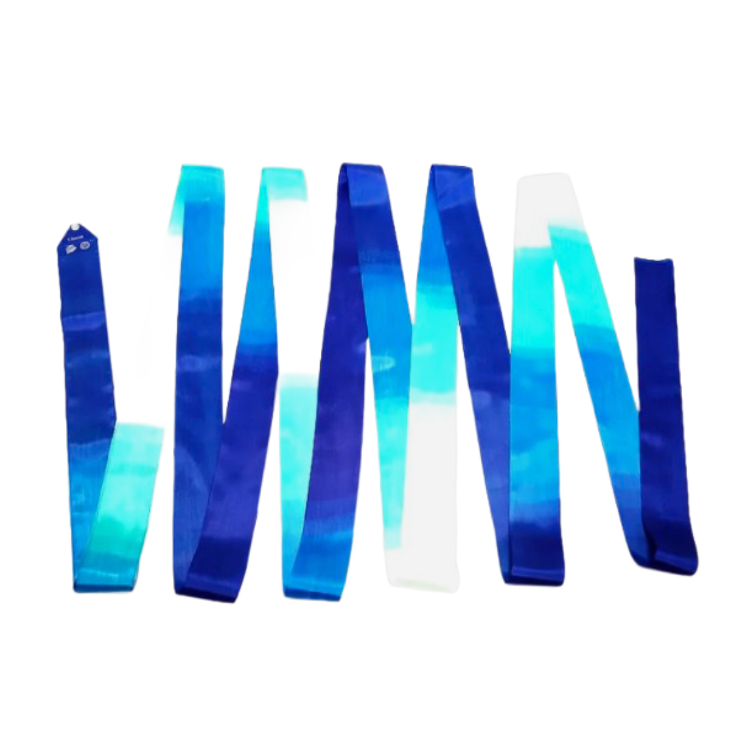Wstążka do Gimnastyki Artystycznej Chacott Gradation col. 725 Ocean Blue 5m FIG