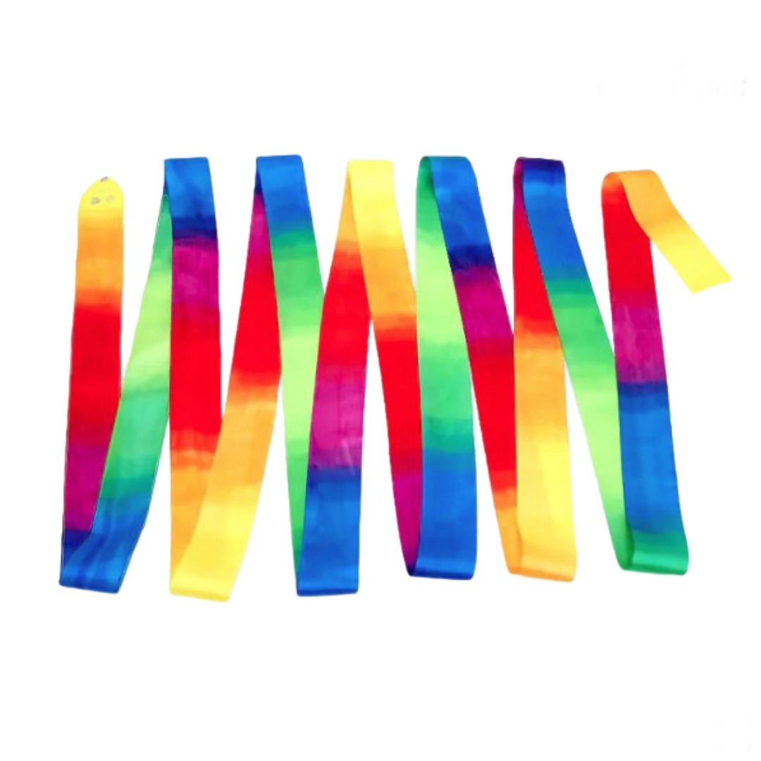 Wstążka do Gimnastyki Artystycznej Chacott Gradation col. 796 Rainbow 6m FIG