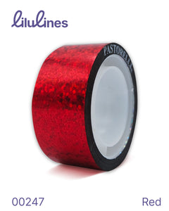 Decorating Tapes for Hoops and Clubs Pastorelli DIAMOND Red 11m