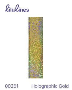 Обмотка для обруча и булав Pastorelli HOLOGRAPHIC & GLITTER Holographic Gold 50cm