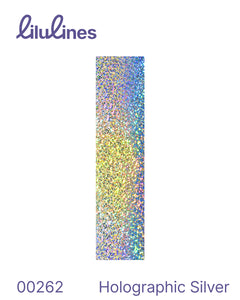 Обмотка для обруча и булав Pastorelli HOLOGRAPHIC & GLITTER Holographic Silver 50cm 