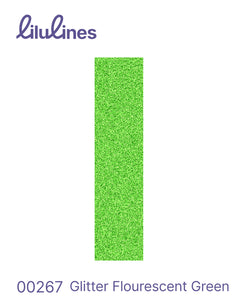 Обмотка для обруча и булав Pastorelli HOLOGRAPHIC & GLITTER Glitter Fluorescent Green 50cm