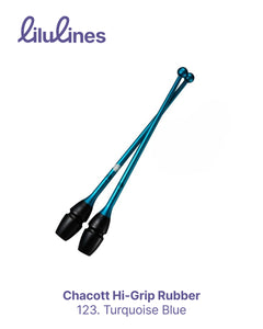 Булавы Chacott Hi-Grip Rubber 123. Turquoise Blue 41cm FIG