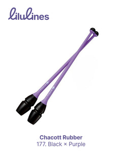 Булавы Chacott Rubber col. 177. Black×Purple 41cm FIG