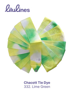 Wstążka do Gimnastyki Artystycznej Chacott Tie Dye 332. Lime Green 6m FIG