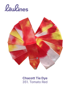 Wstążka do Gimnastyki Artystycznej Chacott Tie Dye 351. Tomato Red 6m FIG
