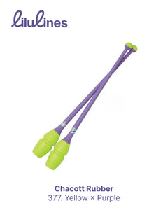 Булавы Chacott Rubber col. 377. Yellow×Purple 41cm FIG
