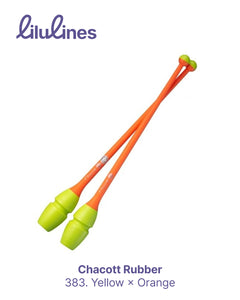 Булавы Chacott Rubber col. 383. Yellow×Orange 41cm FIG