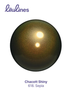 Ball Chacott Shiny col. 618 Sepia 18.5cm FIG