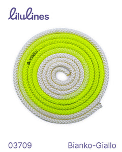 Rope Pastorelli Patrasso Bianko-Giallo Fluo 3m FIG