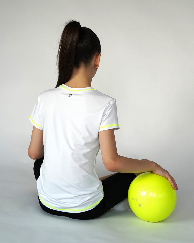 Koszulka Training Active White Neon