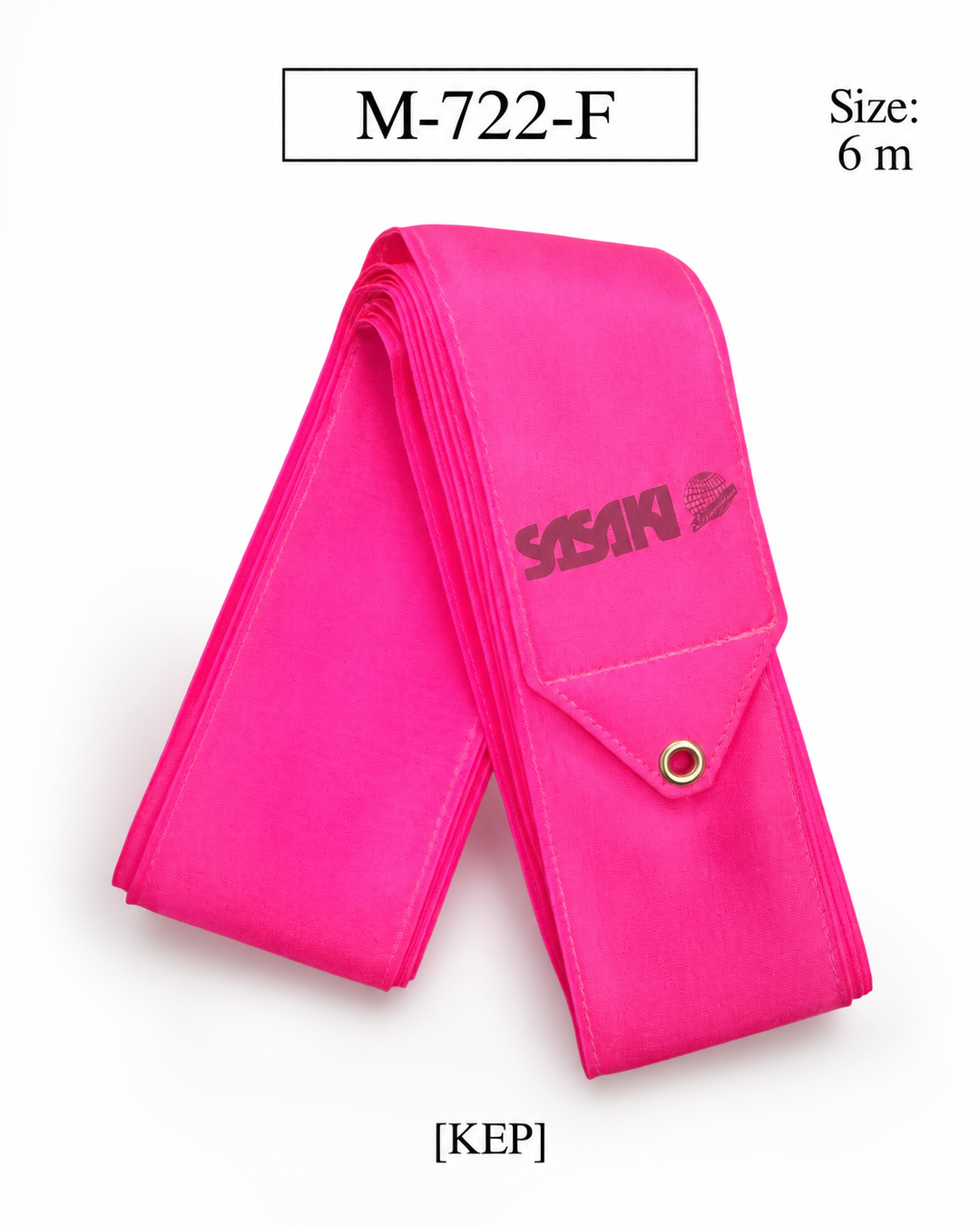 Wstążka do Gimnastyki Artystycznej Sasaki High-Color M-722-F KEP 6m FIG