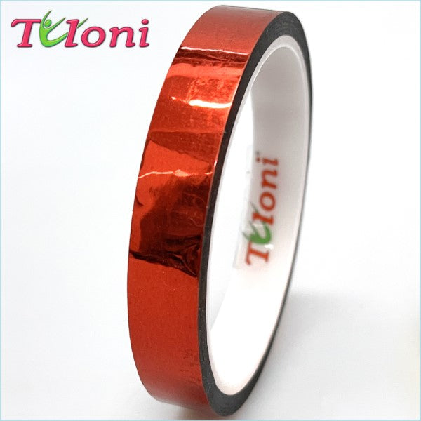 Decorative Tape Tuloni Metal 1,5cm x 30m (Red)