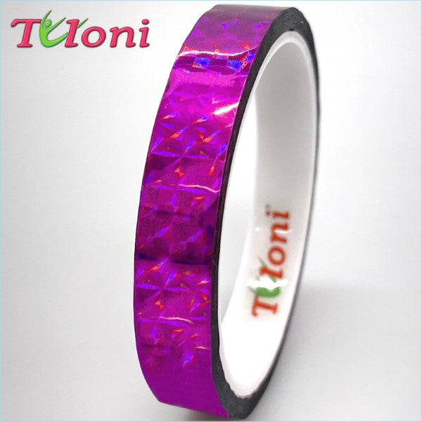 Taśma dekoracyjna Tuloni Marble 1,5cm x 30m (Fuchsia)