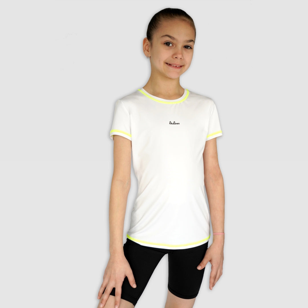 Koszulka z krótkim rękawem White Neon