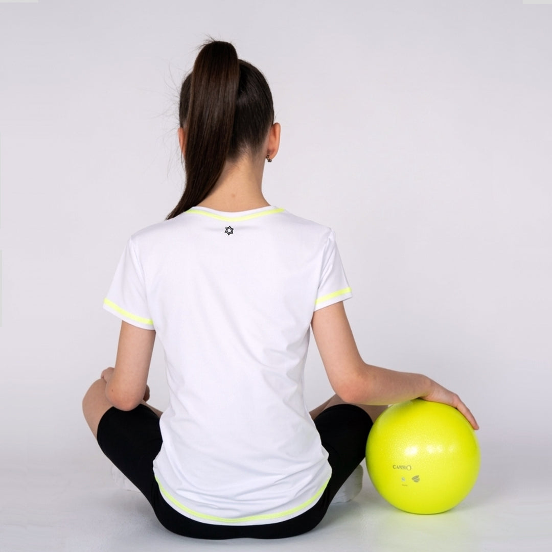 Koszulka z krótkim rękawem White Neon