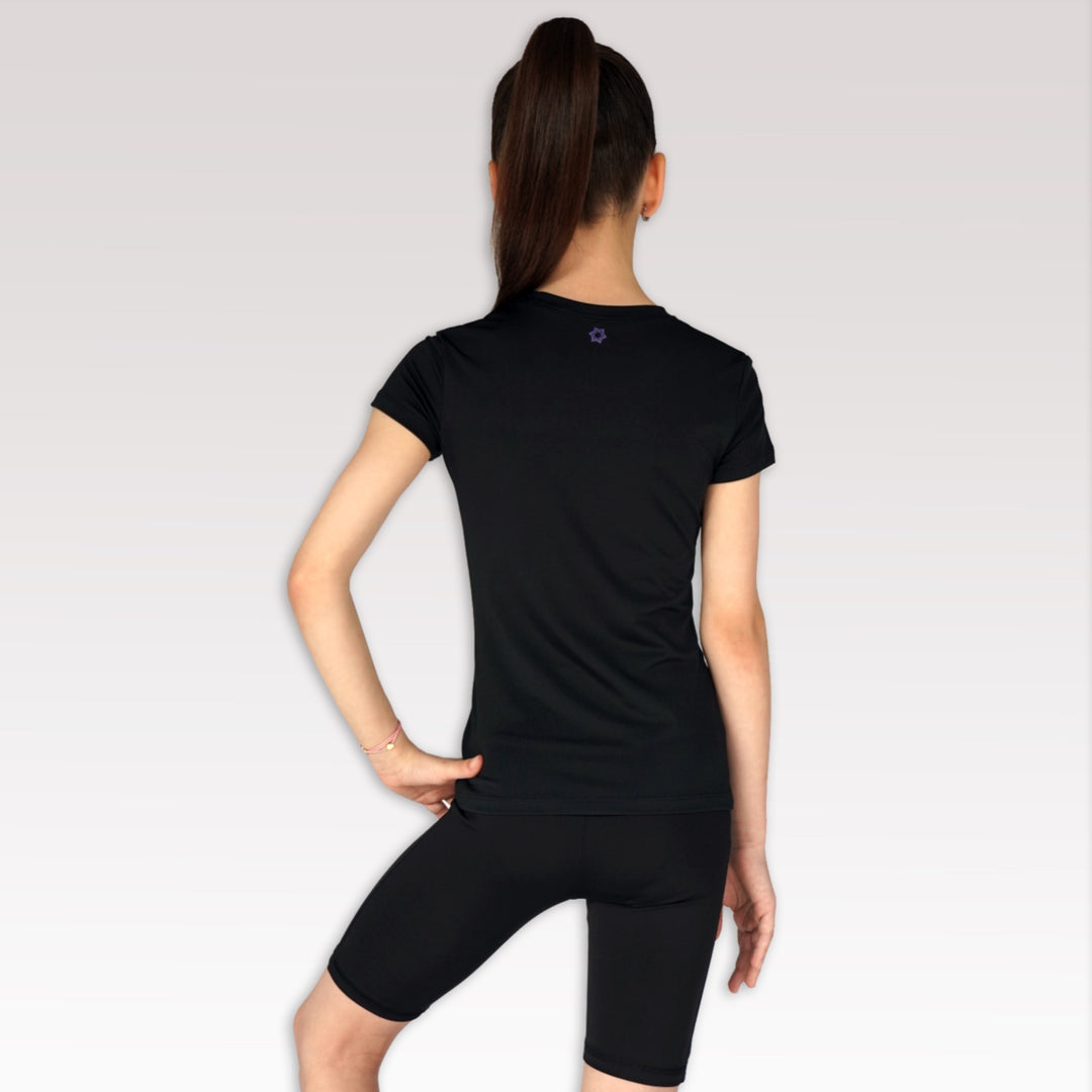 Koszulka z krótkim rękawem Black