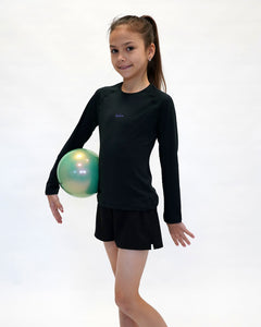 Koszulka z długim rękawem Black×Violet