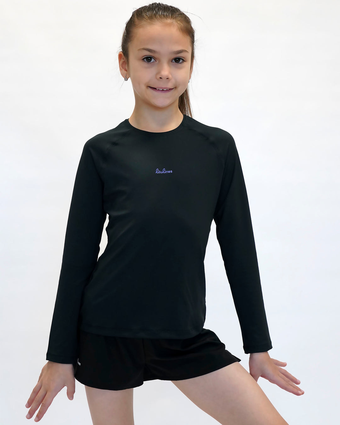 Koszulka z długim rękawem Black x Violet