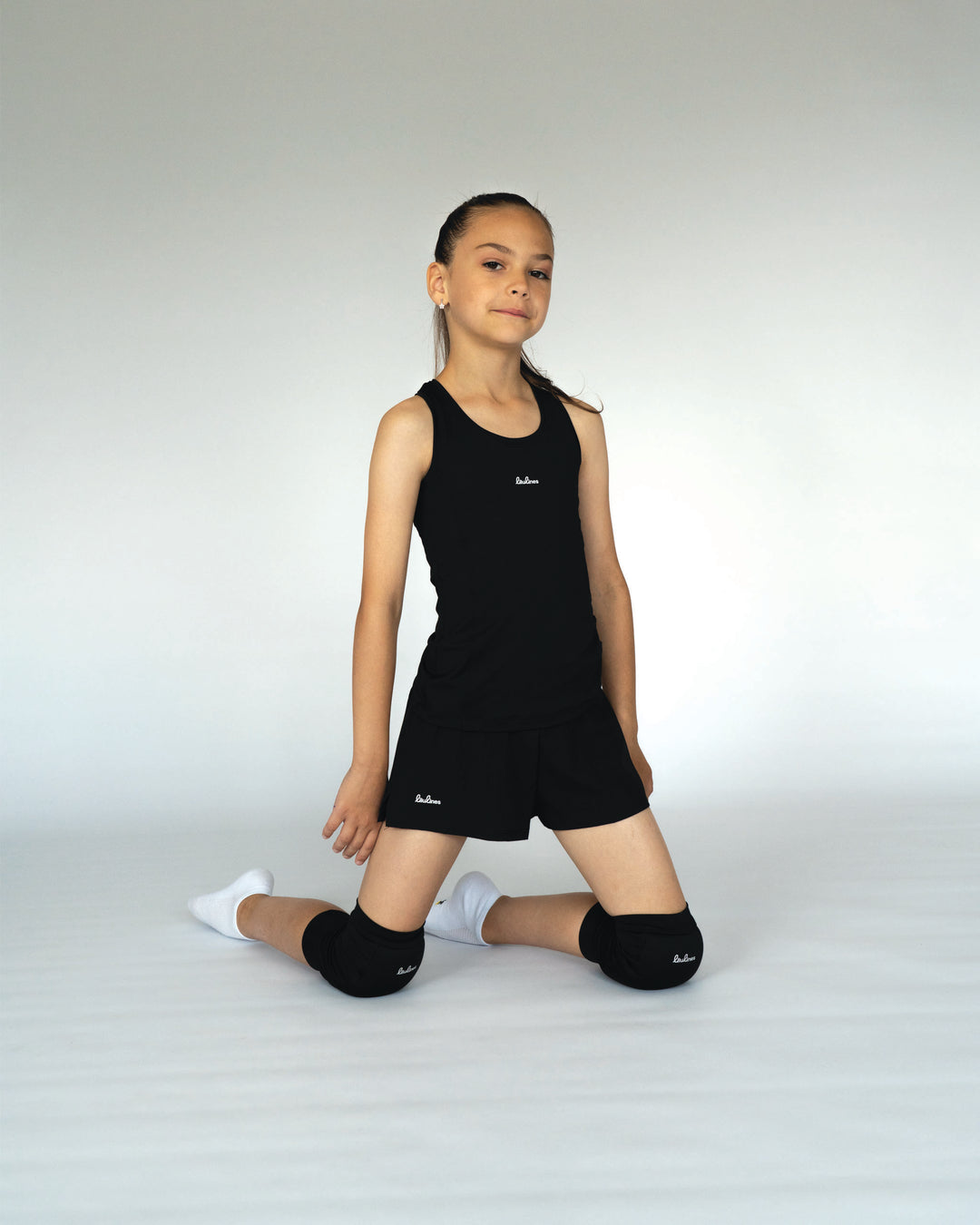 NAKOLANNIKI SPORTOWE LILULINES BLACKxBLACK