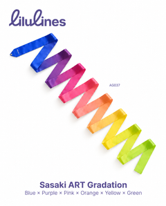 Wstążka do Gimnastyki Artystycznej Sasaki ART Gradation MJ-715AG-F AG×037 5m FIG