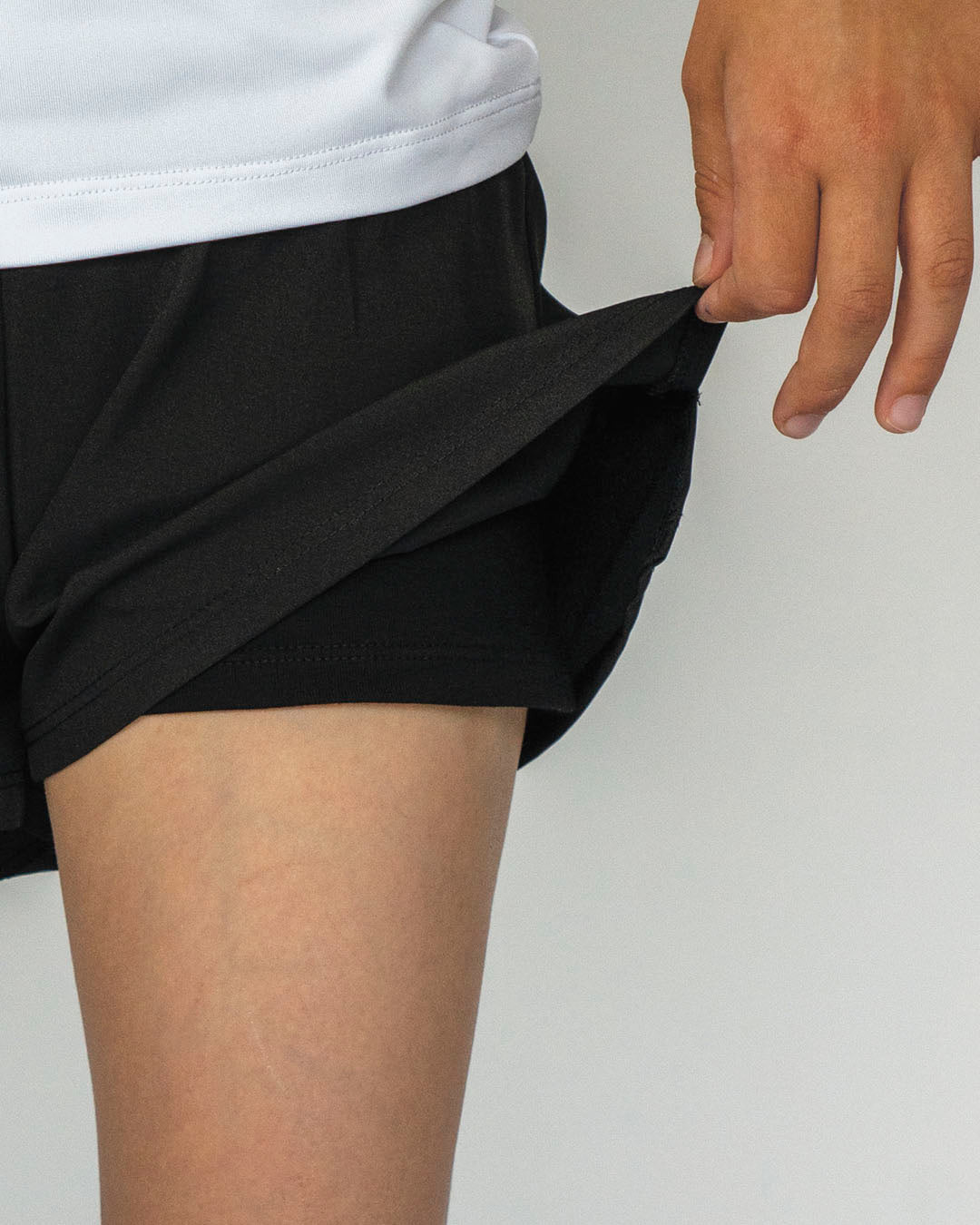 ШОРТЫ DOUBLE LILULINES BLACKxBLACK